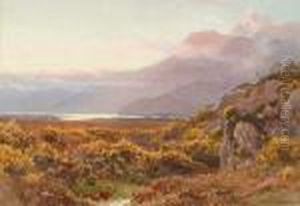 Sunset Over Moorland by Harry Sutton Palmer