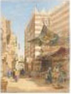 Eastern Street Scene by Harry Sutton Palmer