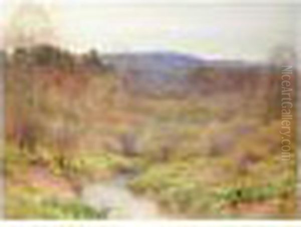 Springtime, Signed, Watercolour, 52 X 71 Cm.; 20 1/2 X 28 In - view 1