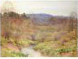 Springtime, Signed, Watercolour, 52 X 71 Cm.; 20 1/2 X 28 In Springtime, Signed, Watercolour, 52 X 71 Cm.; 20 1/2 X 28 In