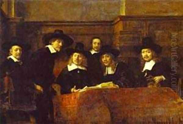 The Syndics Of The Clothmakers Guild (The Staalmeesters) 1662 - view 1