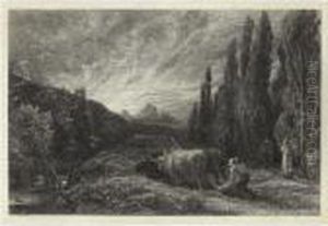 The Ploughman by Samuel Palmer
