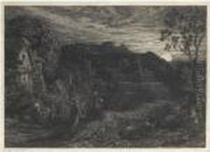 The Bellman by Samuel Palmer
