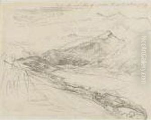 Llyn Gwynant, North Wales by Samuel Palmer