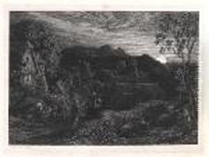 The Bellman by Samuel Palmer