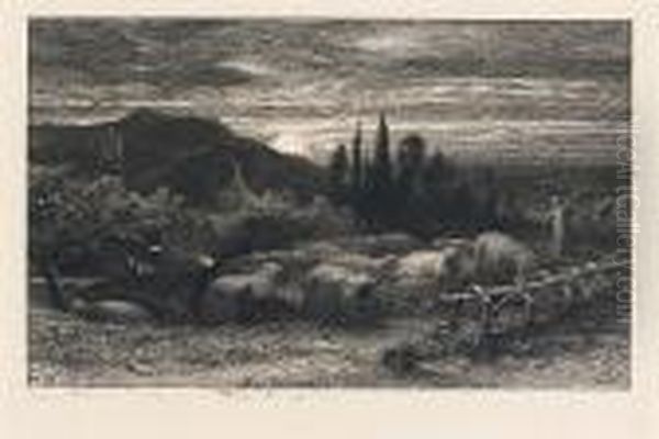 The Rising Moon Or An English Pastoral - view 1