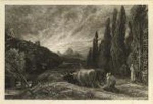 The Early Ploughman (lister 9) by Samuel Palmer