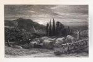 Rising Moon. by Samuel Palmer