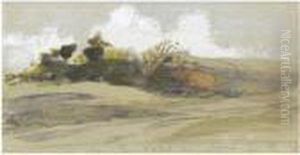 A Road Past A Farm by Samuel Palmer