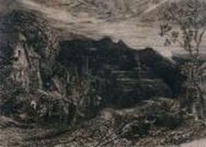 The Bellman by Samuel Palmer
