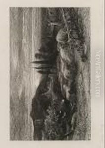 Rising Moon (lister 7) by Samuel Palmer
