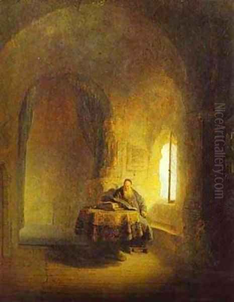 Philosopher Reading 1631 - view 1