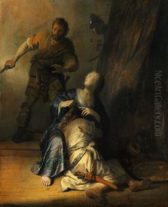 Samson Betrayed By Delilah 1629 30 by Harmenszoon van Rijn Rembrandt