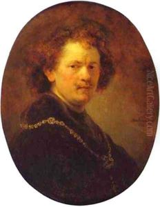 Self Portrait Bareheaded 1633 by Harmenszoon van Rijn Rembrandt