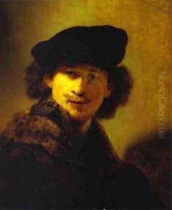 Self Portrait With Velvet Beret And Furred Mantel 1634