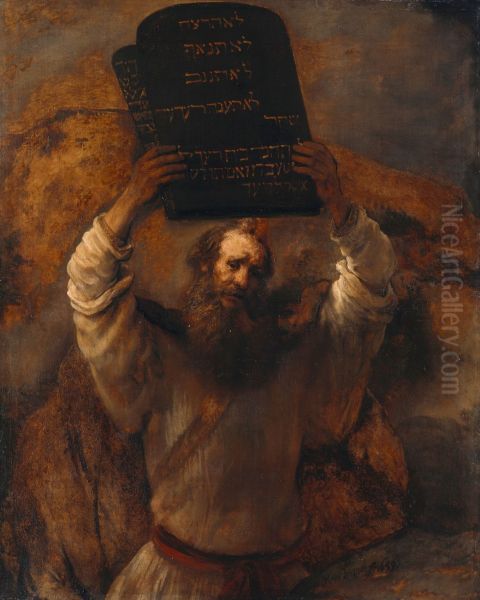 Moses Smashing The Tables Of The Law 1659 - view 1