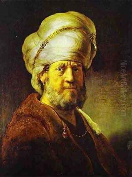 Portrait Of A Man In An Oriental Costume 1635 - view 1