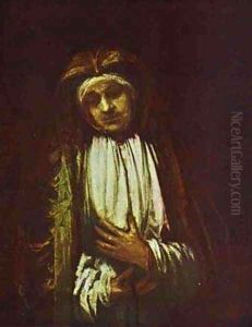 Portrait Of An Old Woman 1661 by Harmenszoon van Rijn Rembrandt