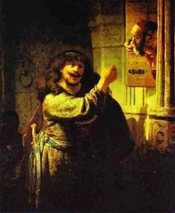 Samson Accusing His Father In Law 1635