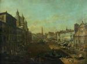Piazza Navona by Giovanni Niccolo Servandoni