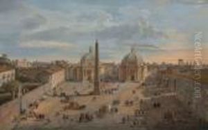 View Of Piazza Del Popolo, Rome