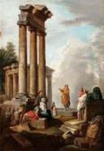 Capriccio Con Predica Di Un Apostolo