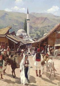 View of Bascarsija, Sarajevo