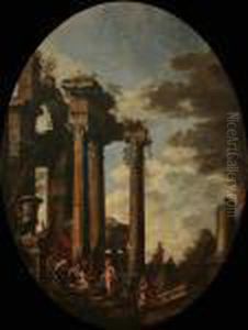 Alessandro Magno Accoglie La Famiglia Di Dario by Giovanni Niccolo Servandoni