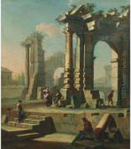 Capriccio Architettonico by Giovanni Niccolo Servandoni