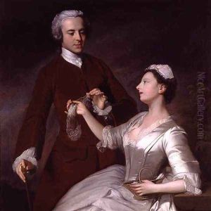 Portrait of Sir Edward and Lady Turner, 1740 by Allan Ramsay