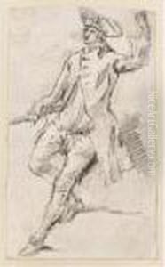 Study Of A Man With Tricorn Hat