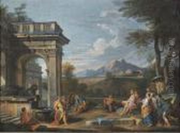 A Classical Landscape With The Judgement Of Midas - view 1