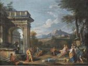 A Classical Landscape With The Judgement Of Midas