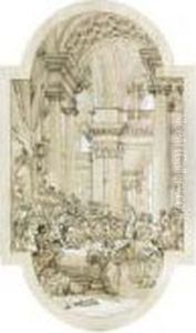 Christ Preaching To The Elders: Design For A Compartment