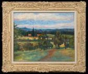 Surroundings Of St.tropez by Jozef Pankiewicz