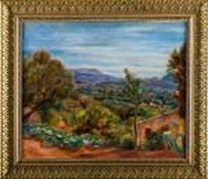 Pejzaz Z Poludnia Francji (pejzaz Z Saint - Tropez), 1922r. by Jozef Pankiewicz