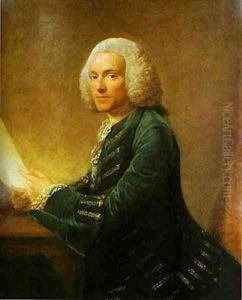 Portrait Of Dr William Hunter 1760 by Allan Ramsay