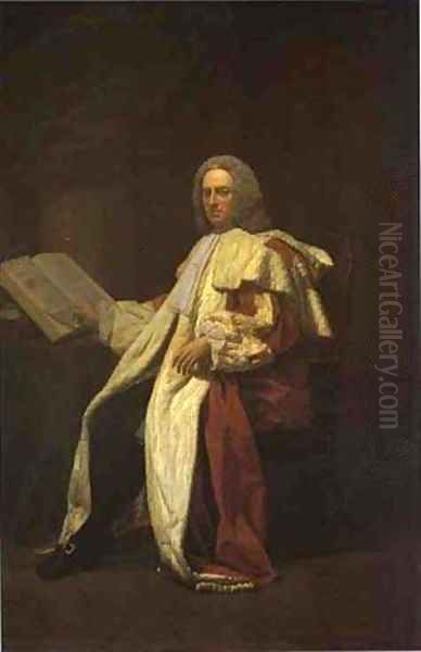 Portrait Of Archibald Campbell 3rd Duke Of Argyll 1749 by Allan Ramsay