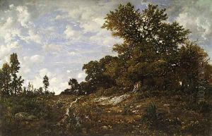 The Edge of the Woods at Monts Girard 1854 The Edge of the Woods at Monts Girard 1854