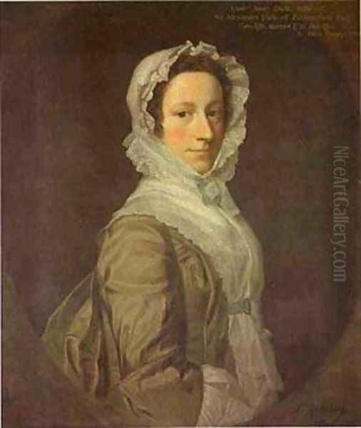 Portrait Of Janet Dick 1748 - view 1