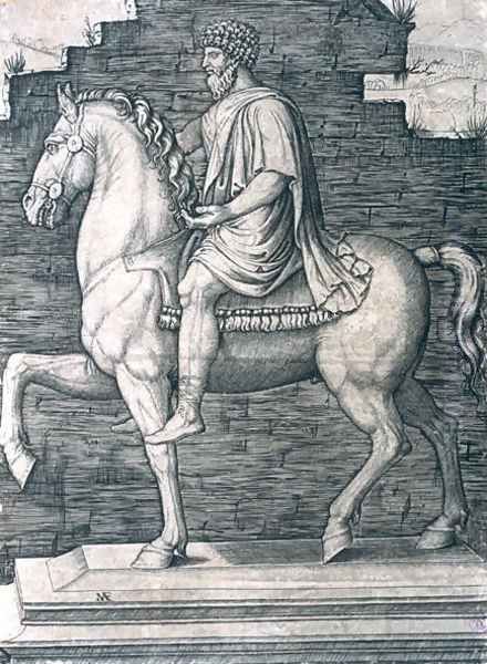 Equestrian Statue of Marcus Aurelius 121-180 AD - view 1