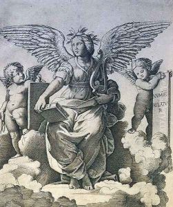 Poetry, c.1515 by Marcantonio Raimondi