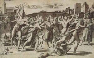 Massacre of the Innocents by Marcantonio Raimondi