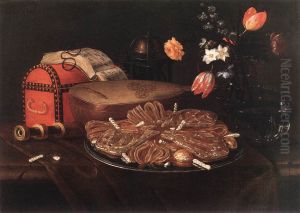 Still-life with the Five Senses by Giuseppe Recco