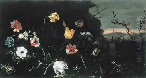 Flowers and Frogs - view 1