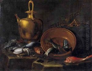 Still-Life with Fish by Giuseppe Recco