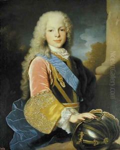 Portrait of Ferdinand de Bourbon and Savoy 1713-59 Prince of Asturias, 1725