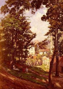 La Famille Du Peintre Sur Les Hauteurs De Montmartre (The Painter's Family on the Heights of Montmartre) by Alfred Renaudin