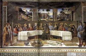 The Last Supper 1481-82 by Cosimo Rosselli
