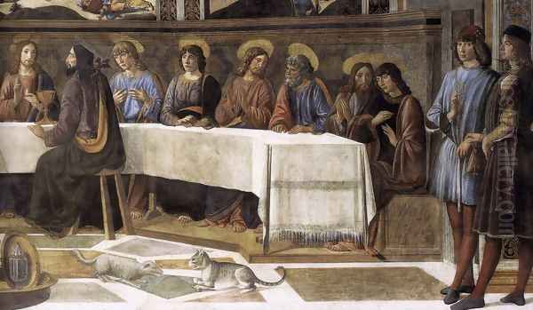 The Last Supper (detail-2) 1481-82 - view 1